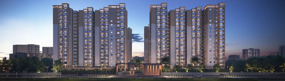 Hanura SVP Nagar upcoming redevelopment project banner in SVP Nagar Andheri West Mumbai